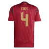 Maillot de Supporter Belgique Faes 4 Domicile Euro 2024 Pour Homme